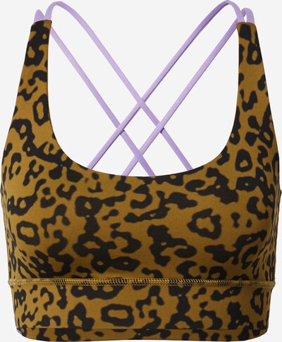 Hey Honey Sports bra in Olive / Light purple / Black, Item view