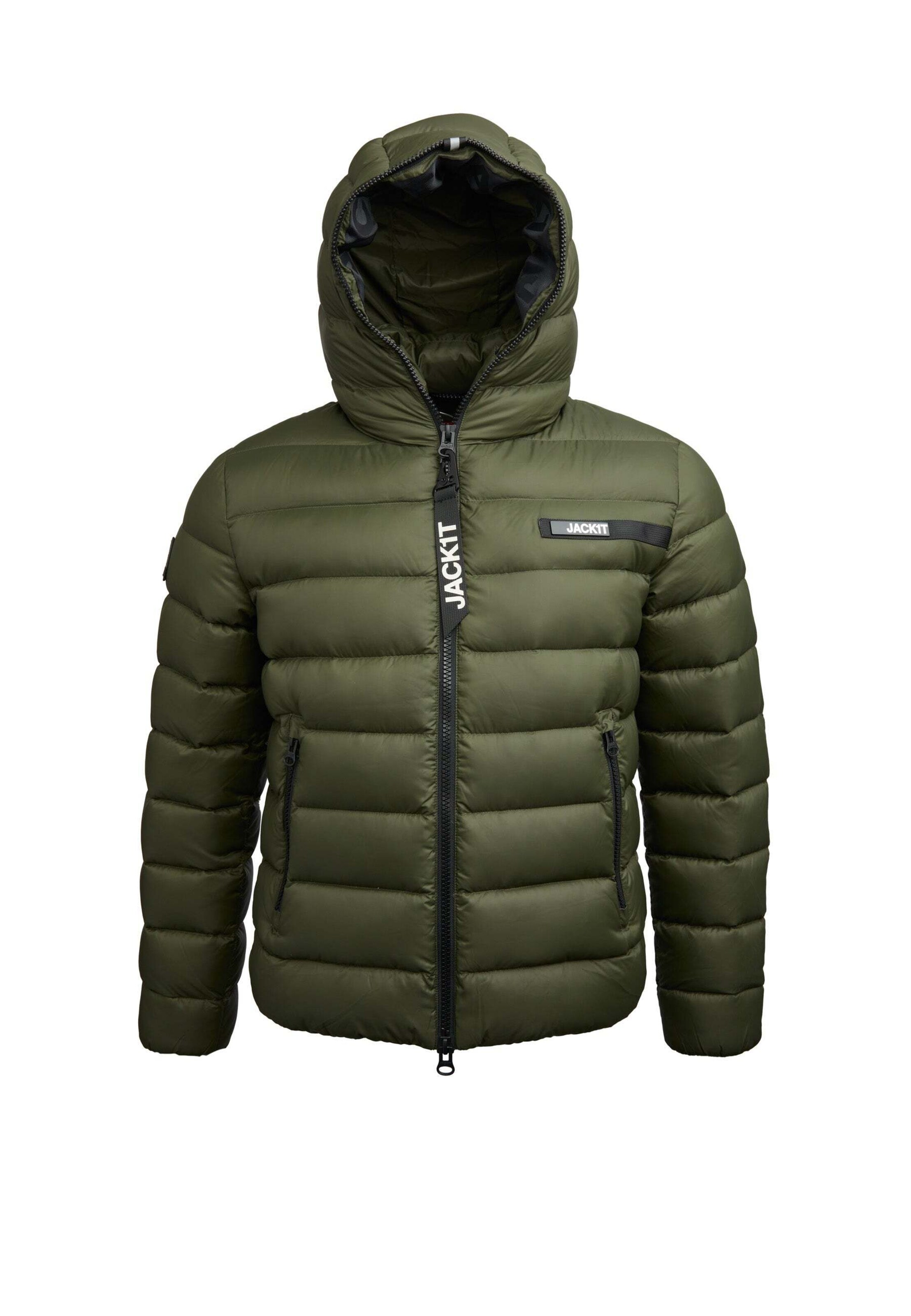 JACK1T Winter jacket ' R3D ' in Green: front