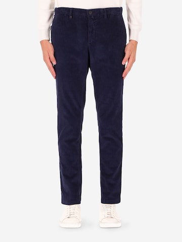 Distretto12 Slimfit Hose in Blau: Vorderseite