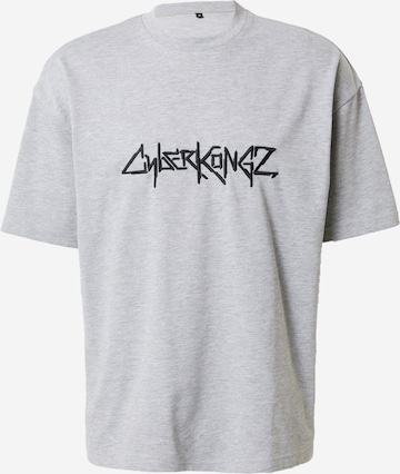 About You x Cyberkongz Shirt 'Mika' in Grey: front