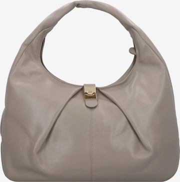 Borbonese Shoulder Bag in Beige: front