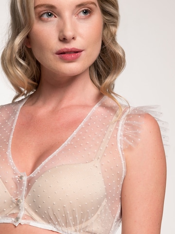 Blouse folklorique 'Genta' SPIETH & WENSKY en blanc