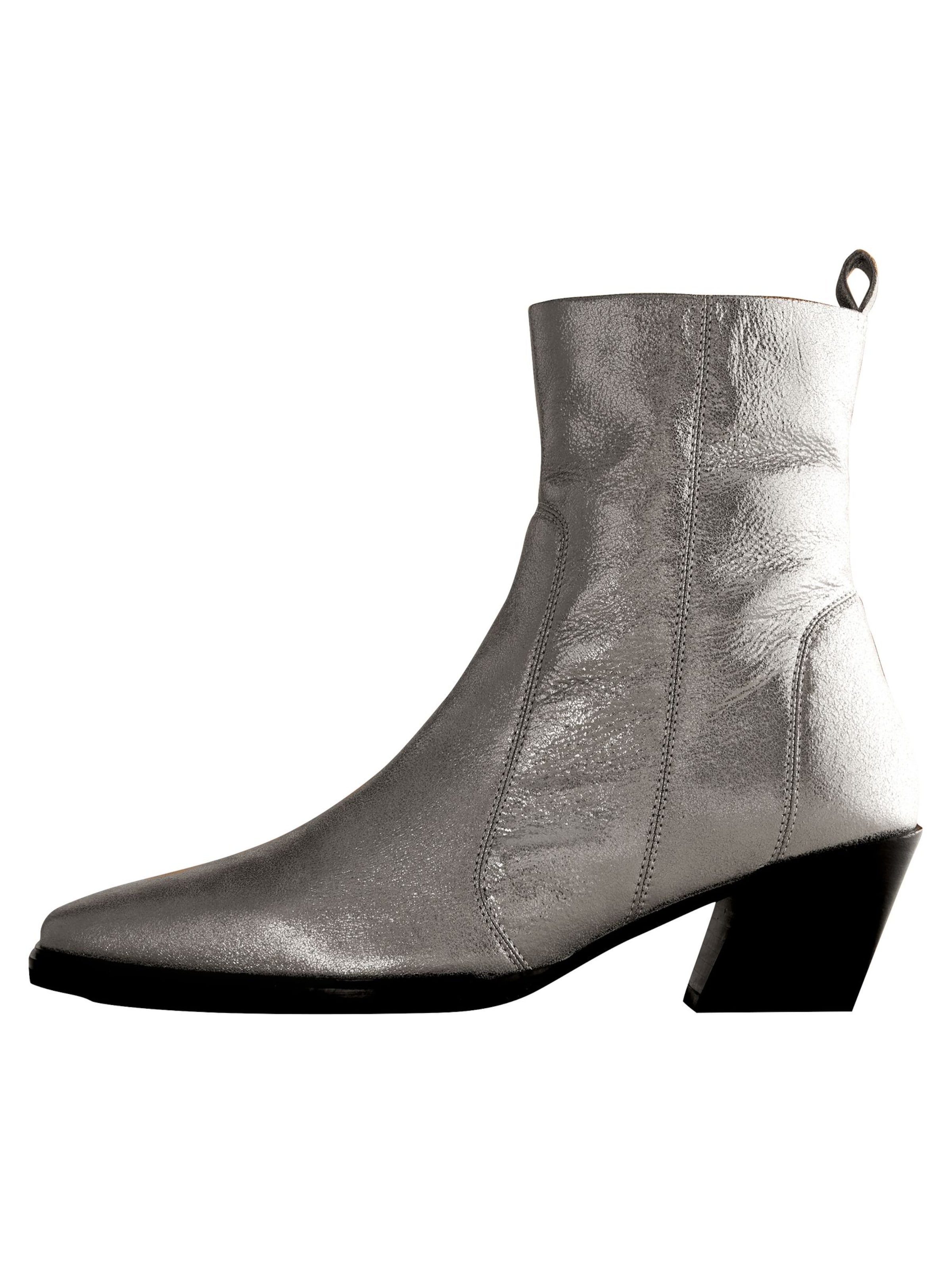 Next Καουμπόικη μπότα 'Forever Comfort®' σε ασημί: μπροστά