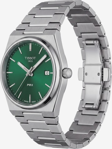 Tissot Analoog horloge 'Tissot PRX 35 Quarzuhr Grün Edelstahl T137.210.11.081.00' in Groen: voorkant
