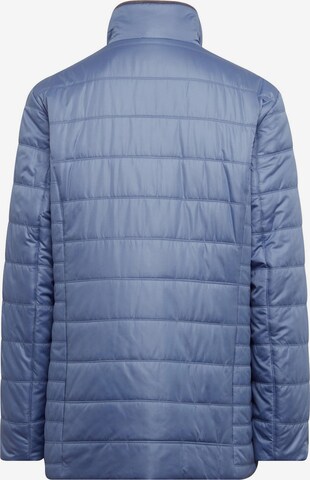 Goldner Jacke in Blau