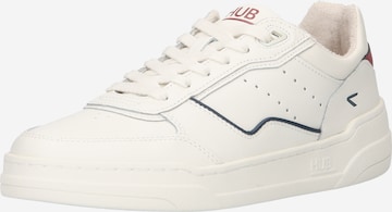 Sneaker bassa 'Match' di HUB in bianco: frontale
