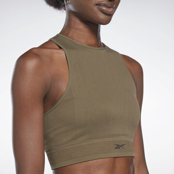 Reebok - Top desportivo em verde