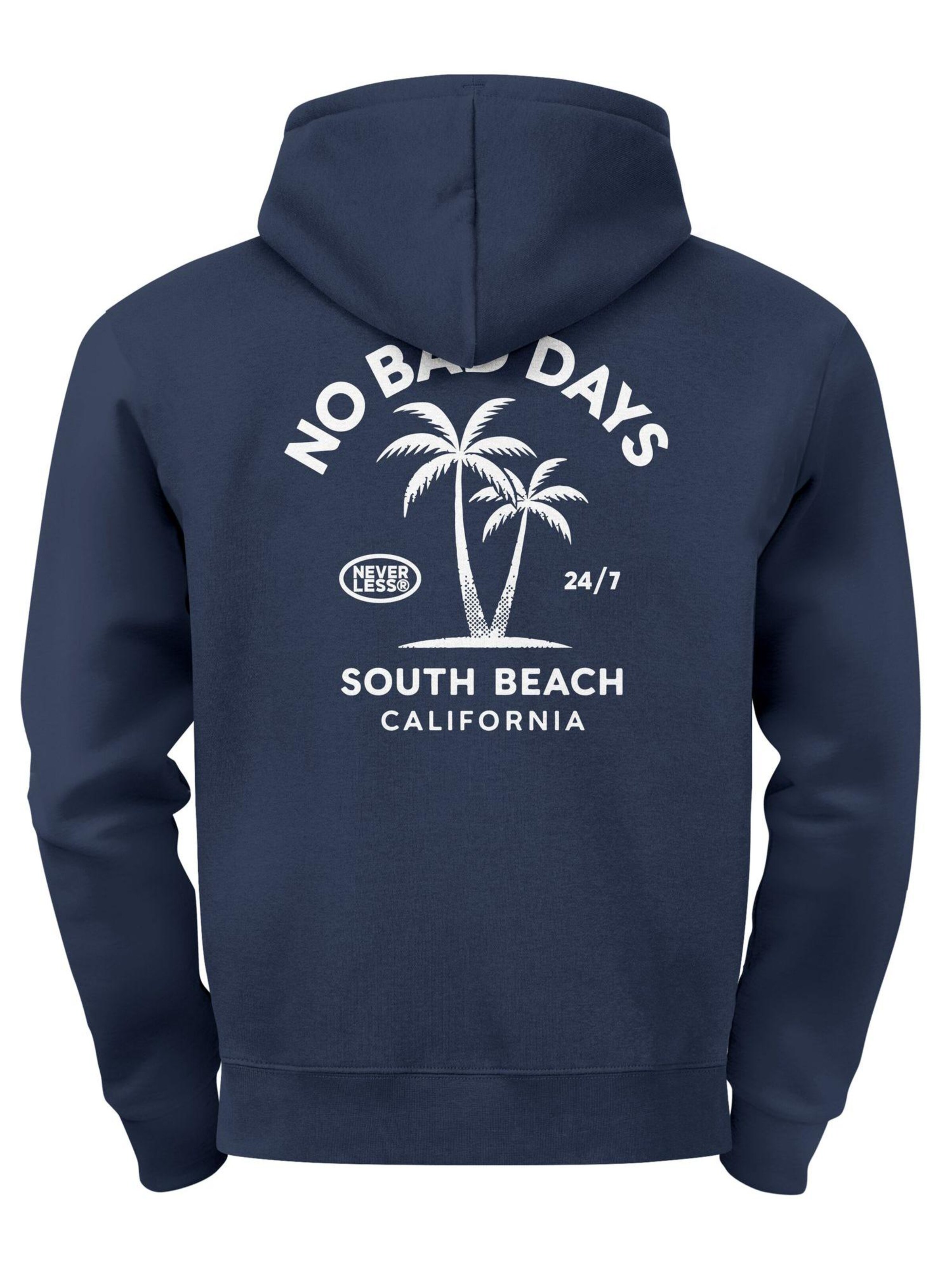 Neverless Sweatshirt 'No Bad Days' in Blue
