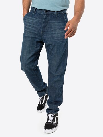 Loosefit Jean G-Star RAW en bleu : devant