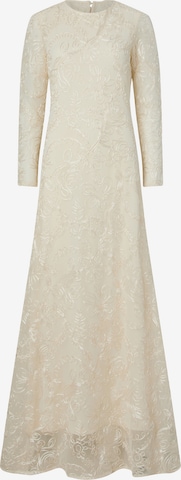 YASVečernja haljina 'YASFLORINA' - bež boja: prednji dio