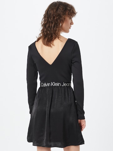 Calvin Klein Jeans Jurk in Zwart