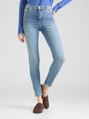 Skinny Jeans de la Tally Weijl pe albastru: față