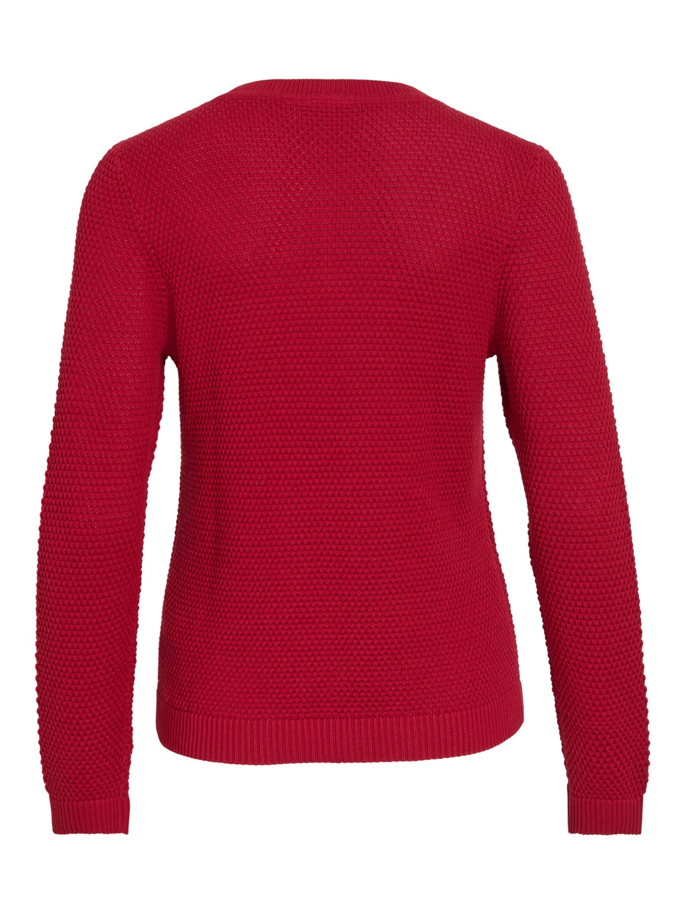 VILA Sveter 'VIDALO' - Červená