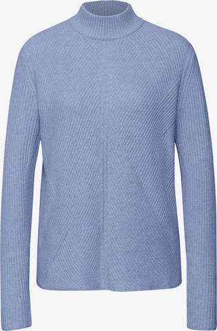 STREET ONE Sweater in Blue: front