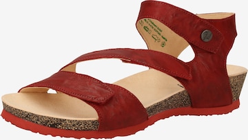 THINK! Sandals in Red: front