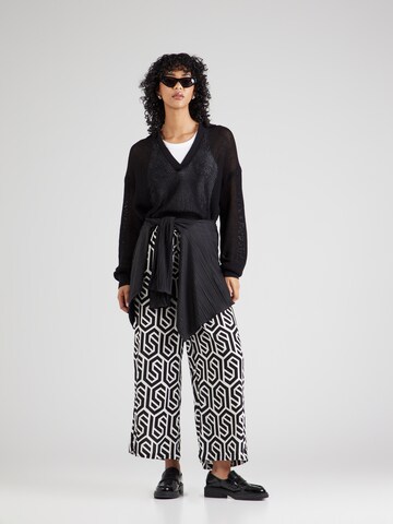 Sublevel Wide leg Broek in Zwart