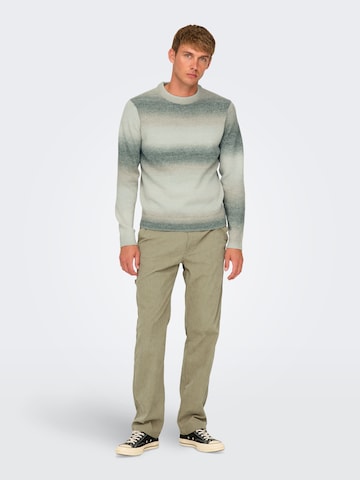 Only & Sons Sweater 'ONSTimber' in Grey