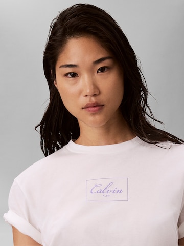 Calvin Klein Jeans Regularen Majica | bela barva