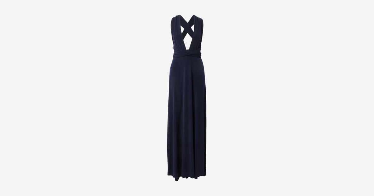About You Evening Dress 'Nuria' female blue plain colored size 42 About You Evening Dress 'Nuria' female blue plain colored size 42