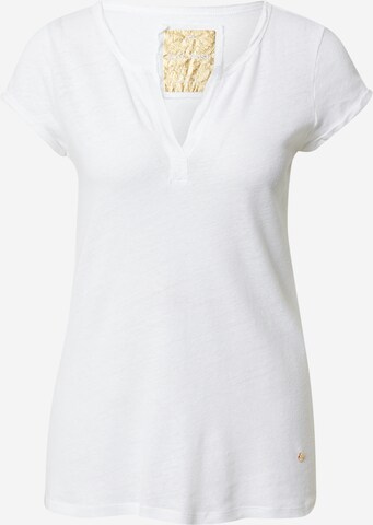 MOS MOSH T-shirt i vit: framsida