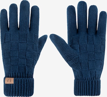 normani Vingerhandschoenen in Blauw: voorkant