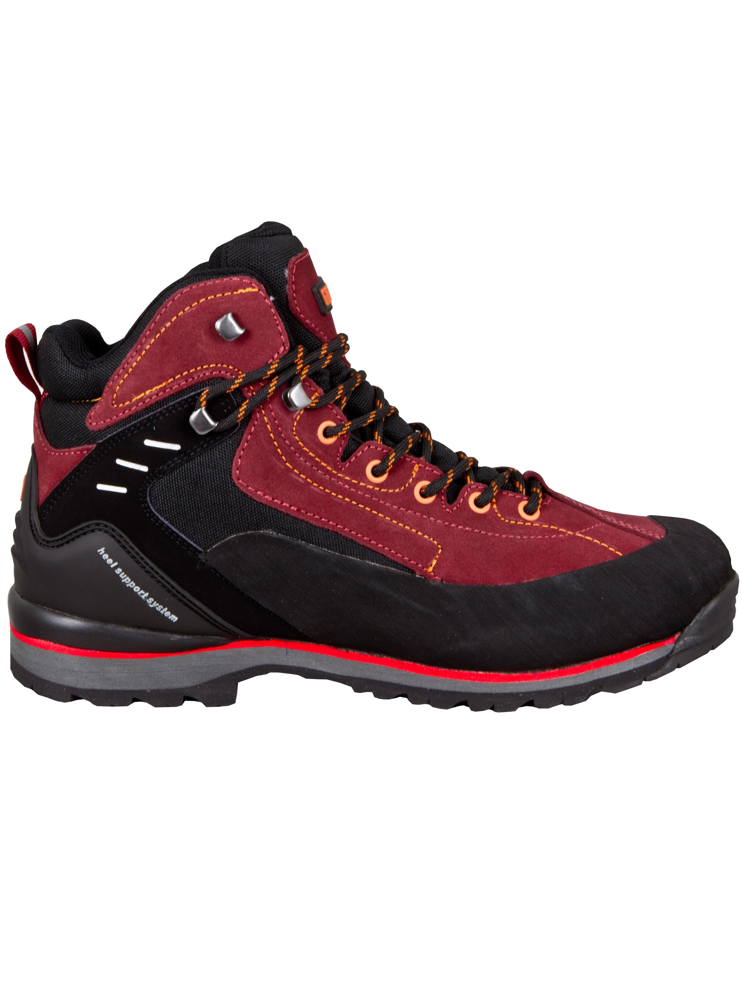 Guggen Mountain Schnürboots 'PM020' in Rot