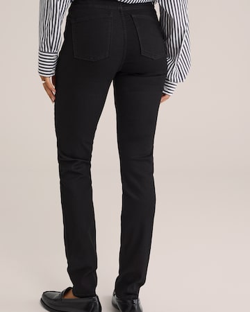 WE Fashion Skinny Fit Дънки в черно