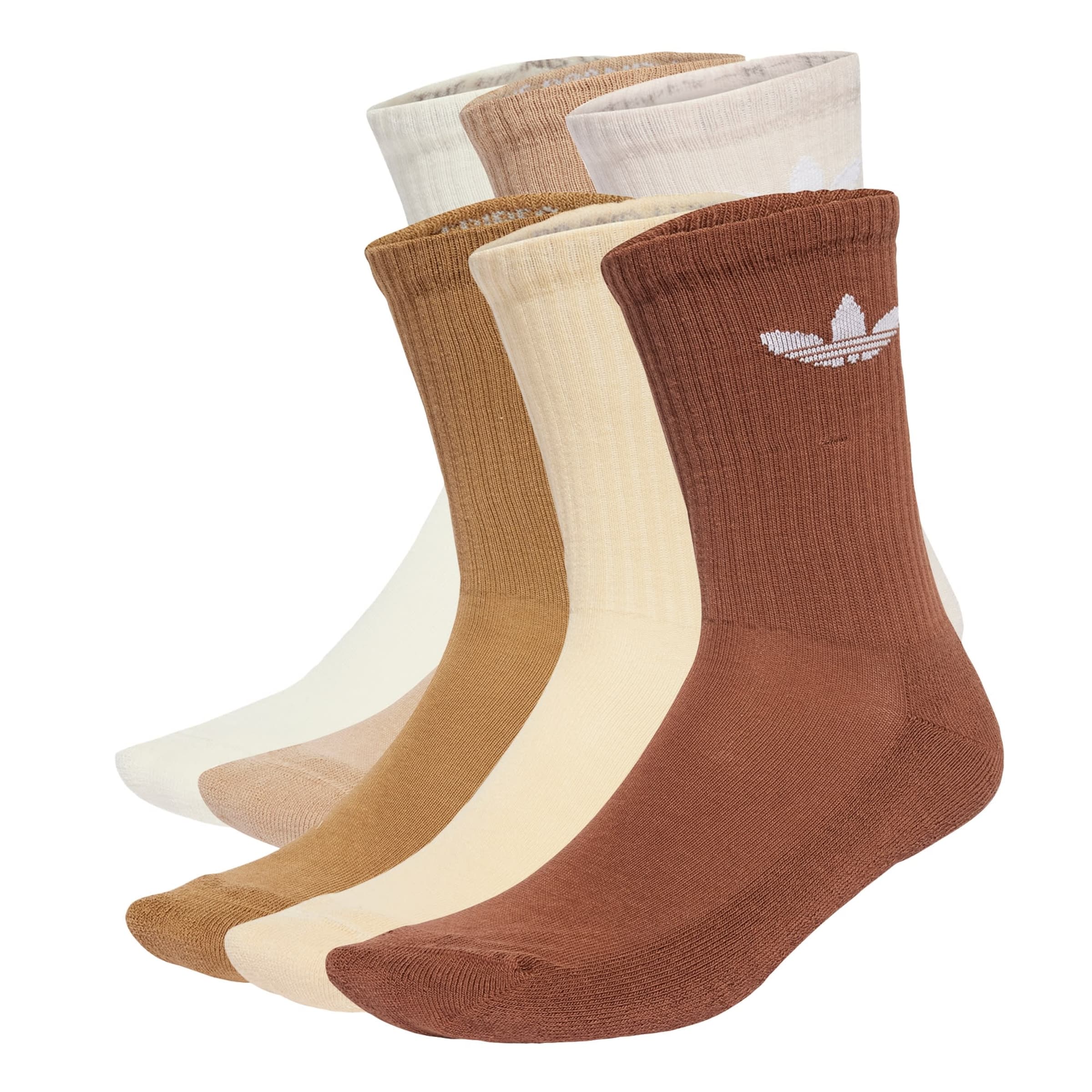 ADIDAS ORIGINALS Socks 'Trefoil Cushion' in Beige: front