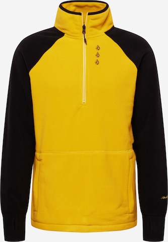 Volcom - Sweatshirt de desporto 'POLARTEC' em ouro: frente