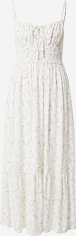 HOLLISTER Summer dress in White: front