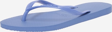 HAVAIANAS T-Bar Sandals in Blue: front