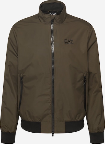 EA7 Emporio Armani Přechodná bunda – zelená: přední strana