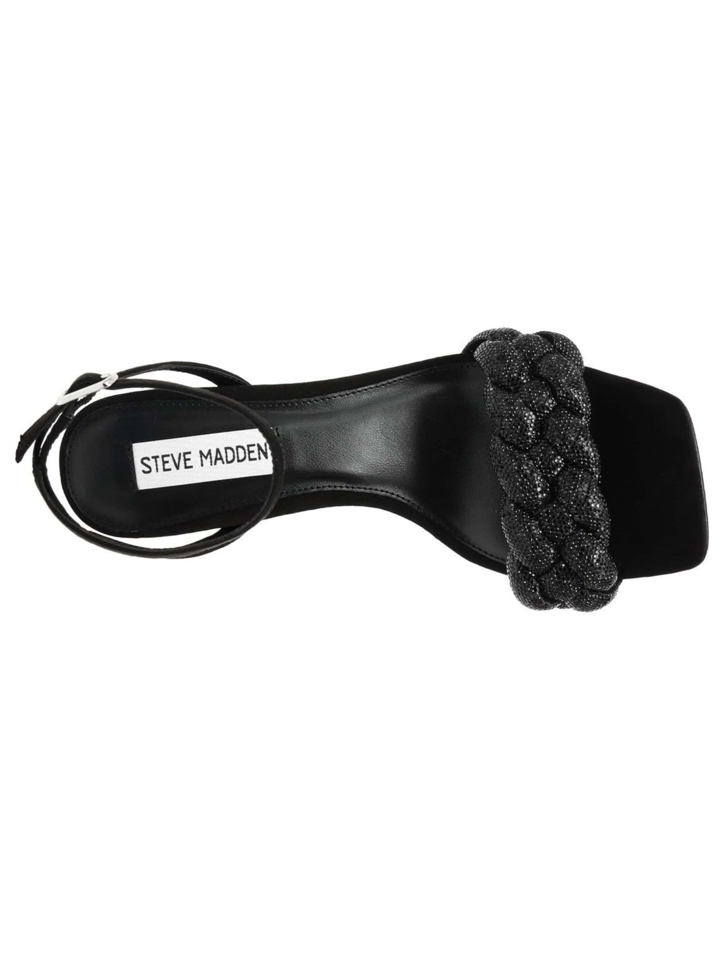 Sandalo 'W' Lidia Black / Crystal Sandals' di STEVE MADDEN in nero