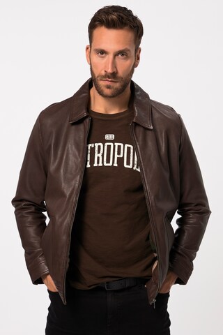 JP1880 Between-Season Jacket in Brown: front