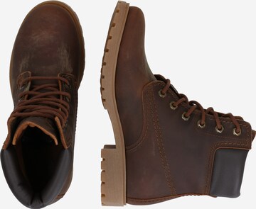 PANAMA JACK Lace-Up Ankle Boots in Brown