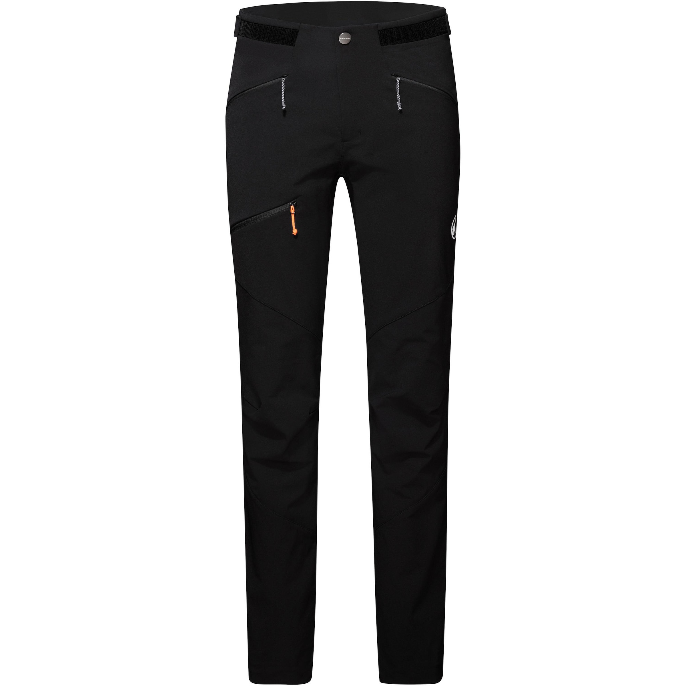 MAMMUT Slimfit Outdoorhose 'Taiss' in Schwarz: Vorderseite