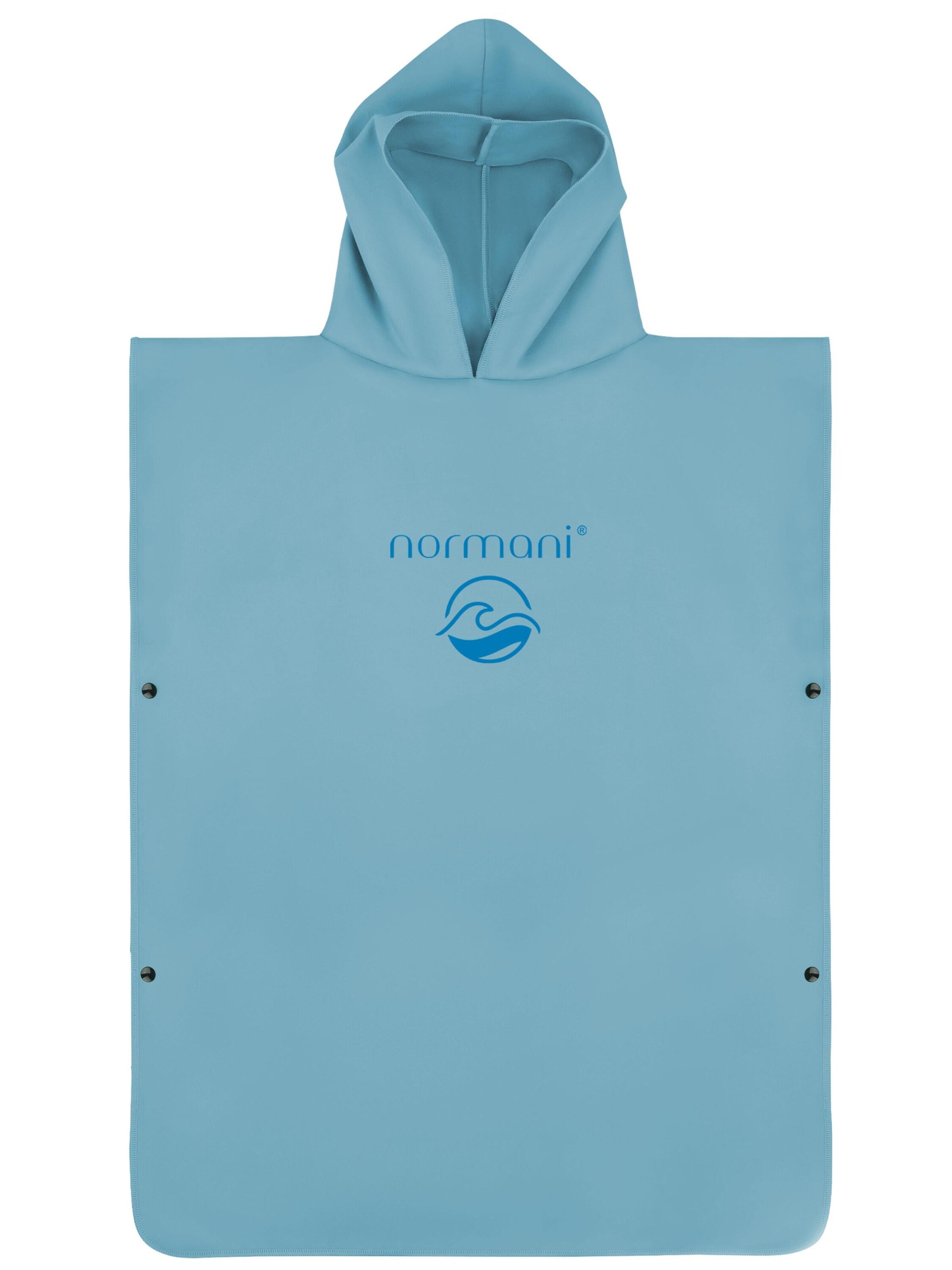 Peignoir 'Camuy' normani en bleu : devant