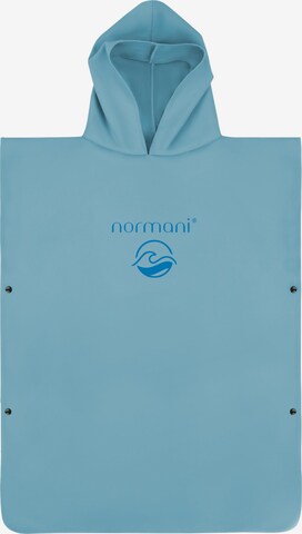 normani Badjas kort 'Camuy' in Blauw: voorkant