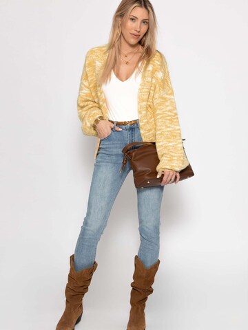 SASSYCLASSY Strickjacke‌‌‌‌‌‌‌‌‌‌ in Gelb