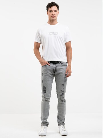 BIG STAR Tapered Jeans 'TERRY' in Grey