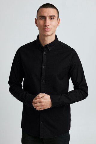 !Solid Regular fit Button Up Shirt 'Val' in Black: front