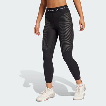 ADIDAS PERFORMANCE Skinny Sporthose 'Rheon' in Schwarz