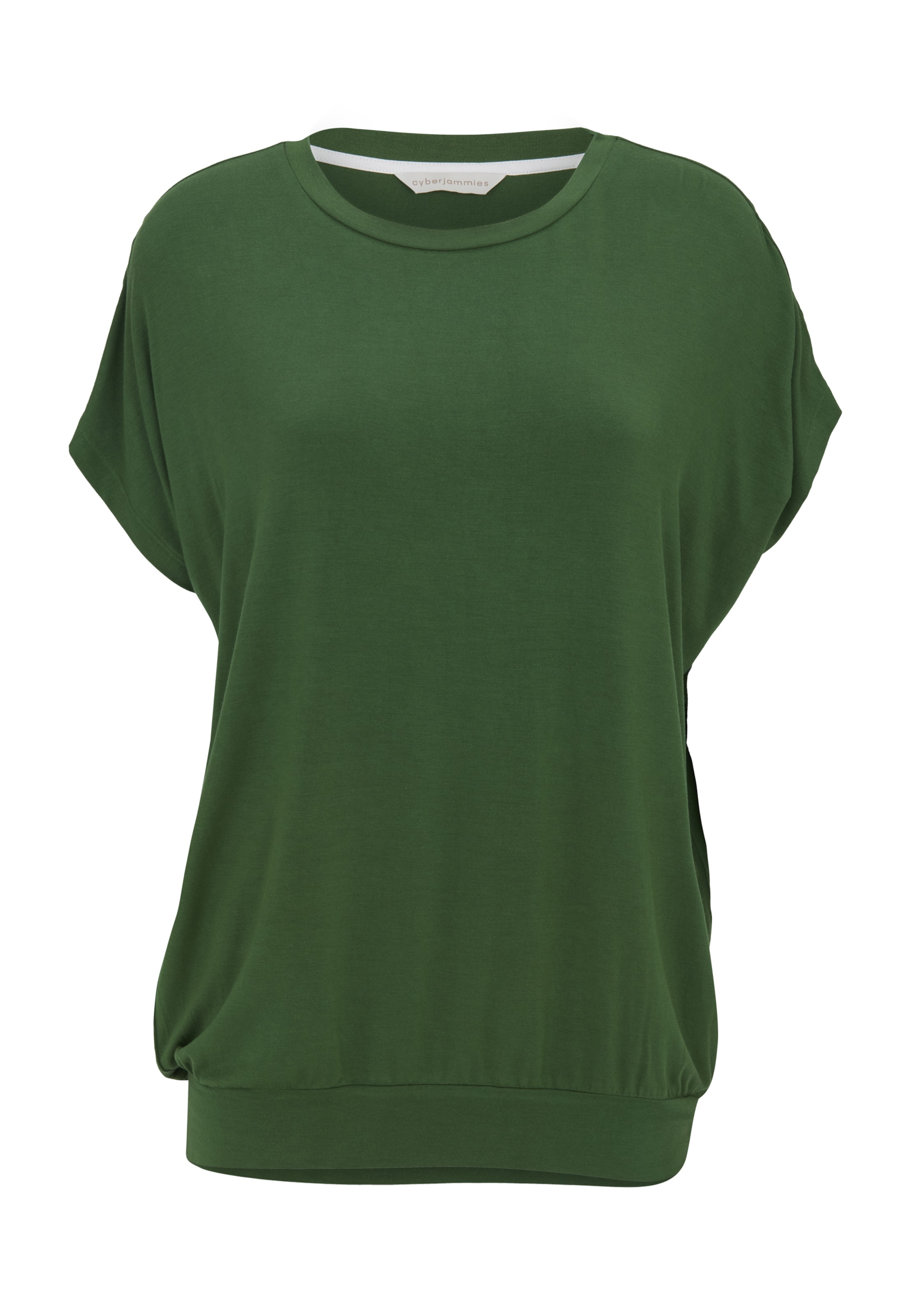 Cyberjammies Slaapshirt 'Charlie' in Groen: voorkant