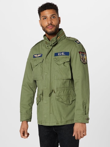 Veste mi-saison Polo Ralph Lauren en vert : devant