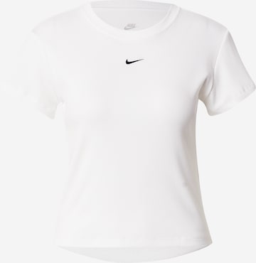 T-shirt Nike Sportswear en blanc : devant