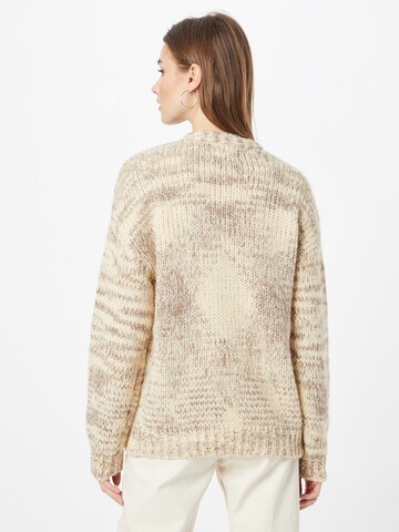 PIECES Gebreid vest 'NANNA' in Beige