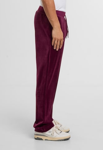 Sergio Tacchini Loosefit Broek in Rood