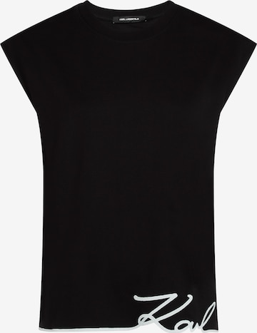 Karl Lagerfeld Shirt in Black: front