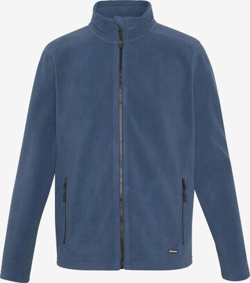 CHIEMSEE Fleece Jacket in Blue: front