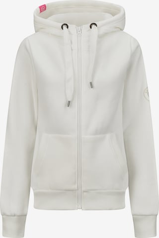 salzhaut Sweatjacke 'Sööte' in Weiß: Vorderseite